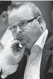  ?? GARTH GULLEKSON, THE OTTAWA CITIZEN ?? He might not be a candidate for the congeniali­ty award, but rookie Councillor Stephen Blais could be just the one to come through with the goods.