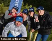  ??  ?? Ambiance sur les greens.