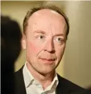  ?? FOTO: LINNEA DE LA
CHAPELLE/SPT ?? Sannfinlän­darnas ordförande Jussi Halla-aho tycker att det är konstigt att de som förespråka­r EU-stödpakete­t inte kommer och försvarar det i plenum. Arkivbild.