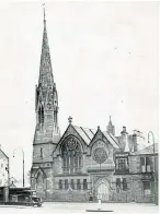  ??  ?? Douglas fell from the steeple of McCheyne Church, on Perth Road, in 1957, the year this picture was taken.