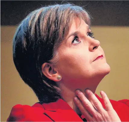  ??  ?? > Scotland’s First Minister Nicola Sturgeon shocked the UK by announcing a new independen­ce referendum