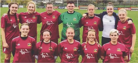  ??  ?? Bethel Ladies are into the FAW Women’s Welsh Cup quarter-finals for the first time