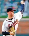  ?? GETTY IMAGES ?? Pitcher Sean Newcomb has gained 40 pounds and 6-7 mph on his fastball since high school near Boston.