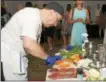  ?? PHOTO PROVIDED ?? A chef is hard at work competing in the 2017 Chef’s Challenge.