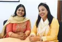  ?? Abdul Rahman/Gulf News ?? ■ Annu Chouraria (right) and Rakshita Yadav say women often ignore their health issues as they give priority to the welfare of their husbands and children.