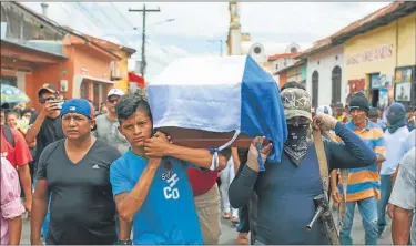  ?? FOTOS: AFP ?? Nicaragua. Se trata de la crisis más sangrienta desde la década de 1980.
