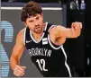  ?? KEVIN C. COX / ASSOCIATED PRESS ?? Joe Harris, a 3-point threat, has said he wants to re-sign with the Nets, but they might not have room in their payroll.