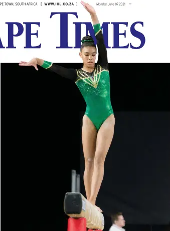  ?? DANIEL LEA Shuttersto­ck ?? NAVEEN Daries along with her best friend and teammate and Caitlin Rooskrantz, both 19, have made SA gymnastics history by qualifying for the 2020 Summer Olympics in Tokyo. SEE PAGE 2 |