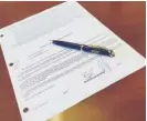  ??  ?? Brandon Marshall tweeted his signed contract with the Giants, saying, “Done Deal!!!! # GMEN”
| TWITTER. COM/ BMARSHALL