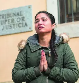  ?? JESÚS G. FERIA ?? Cismary Marcano, la esposa del venezolano al que España va a extraditar