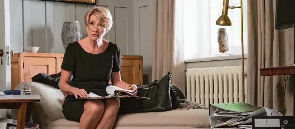  ?? Foto: Concorde ?? Die Ehe der Richterin (Emma Thompson) leidet unter ihrer Arbeit.