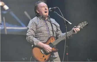  ?? ROB GRABOWSKI/INVISION/AP, ?? Denny Laine performs in 2019 at the Arcada Theatre in west suburban St. Charles. He helped write the million-selling “Mull of Kintyre” for Wings.