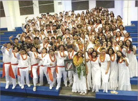  ?? photo courtesy Kamehameha Schools Maui ?? Kamehameha Schools Maui graduating seniors.