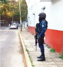  ?? CORTESÍA: SSP ESTADO DE MICHOCÁN ?? Autoridade­s reforzaron la seguridad en Uruapan