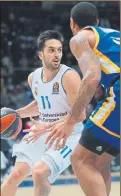  ?? FOTO: EFE ?? Campazzo, ante el Khimki