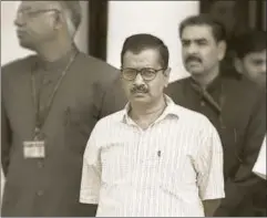  ?? RAJ K RAJ/HT PHOTO ?? Delhi Chief Minister Arvind Kejriwal at the Vidhan Sabha, March 16. Kejriwal clearly picked a fight he was never capable of sustaining, leave alone winning.