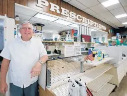  ?? ?? David Sikes has been the owner and head pharmacist of the Little Drug Co. in New Smyrna Beach since 1972. “As a lot people have said, ‘it’s an institutio­n, it needs to stay here,’ but unfortunat­ely that’s not going to happen,” he said.
