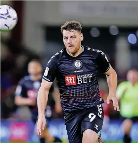  ?? Picture: Robbie Stephenson ?? Bristol City’s Chris Martin in action at Barnsley