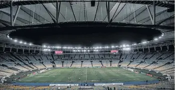  ?? /EFE. ?? El legendario estadio Maracaná, que ayer cumplió 70 años, será mañana el escenario del regreso del Campeonato Carioca con el duelo Flamengo-Bangú.