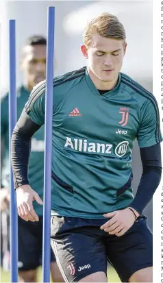  ?? GETTY ?? Matthijs de Ligt, 20 anni, difensore olandese della Juve