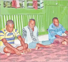  ?? Picture: JONACANI LALAKOBAU ?? Sawanikula villagers at the village hall in Naitasiri.