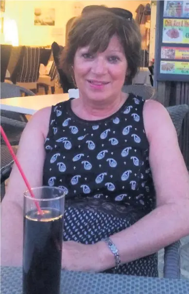  ??  ?? TRAGIC Mother-of-two Carol’s body was found by emergency services at her ground-floor flat early yesterday morning