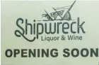 ?? ?? Shipwreck Liquor and Wine is located at Sanjeev’s Service Station, along the Queens Road, Navua.