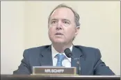  ?? ANDREW HARNIK — THE ASSOCIATED PRESS FILE ?? Rep. Adam Schiff, D-Calif., questions witnesses during the House select committee hearing on the Jan. 6 attack on Capitol Hill in Washington.