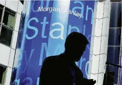  ?? Ansa ?? Occhi puntati sull’Italia La banca d’affari Usa Morgan Stanley