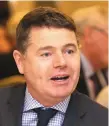  ??  ?? Public Expenditur­e Minister Paschal Donohoe