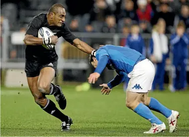  ?? NZPA ?? Joe Rokocoko scored 46 tries in 68 tests for the All Blacks from 2003-10.