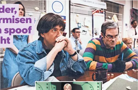 ?? RHYS THOMAS, IFC ?? Fred Armisen, left, and Bill Hader hunker down as campaign operatives in a timely mini-doc, The Bunker.