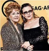  ?? GETTY/FILE ?? Debbie Reynolds, 84, and her daughter, Carrie Fisher, 60, died within a day of one another this week.