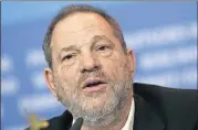  ?? CONTRIBUTE­D BY MICHAEL SOHN, AP FILE ?? Leadership of the Television Academy, which bestows the Emmy Awards, voted Monday to expel Harvey Weinstein from its ranks for life.