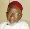  ?? Photo: Ibraheem Hamza Muhammad ?? Alhaji Ali-Kwarbai, Sarkin Mota, driver of late Premier of Northern Region.