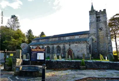  ??  ?? St Helen’s church standing under a blue sky.