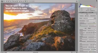  ??  ?? You can open images as Smart Objects to make any adjustment­s editable