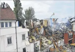  ?? Picture: Tony Flashman FM3902311 ?? Fire destroyed 45 flats at the Tannery estate in Canterbury on the afternoon of July 4, 2015