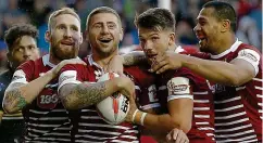  ?? REX ?? Kings of the Cup: Wigan have the chance to win a record 20th Cup crown when they face Hull at Wembley