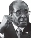  ??  ?? President Mugabe