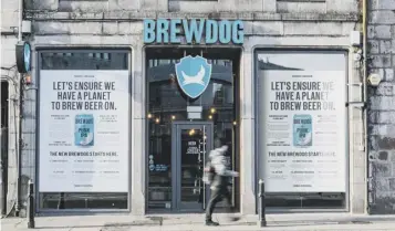  ??  ?? 0 Brewdog has famously fuelled its growth via crowdfundi­ng