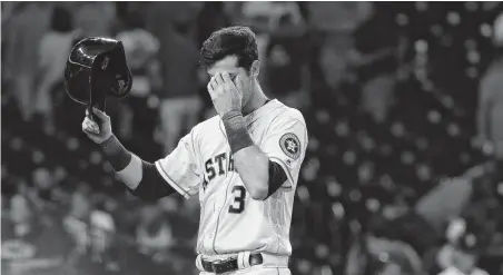  ?? Karen Warren / Houston Chronicle ?? The burden Astros left fielder Kyle Tucker carries into the 2019 season is the 9-for-64 start he experience­d last year after making his major league debut on July 7 at age 21.