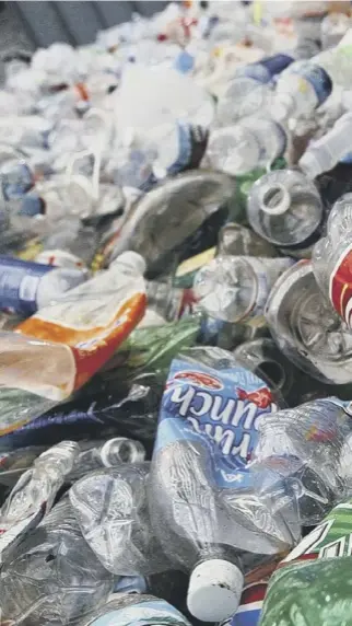  ??  ?? 0 A deposit scheme isn’t just a case of imposing a charge on drinks containers and getting it back to push up recycling – it has to work across various consumer sectors around the country