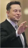  ??  ?? Elon Musk