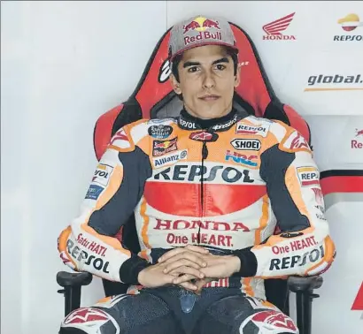  ?? MIRCO LAZZARI GP / GETTY ?? Marc Márquez, renovado con Honda hasta el 2024, busca su séptimo título de Motogp y noveno en total