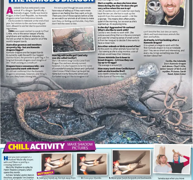 Meet Cecilia The Komodo Dragon Pressreader