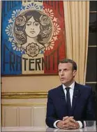  ??  ?? Emmanuel Macron, dimanche soir.