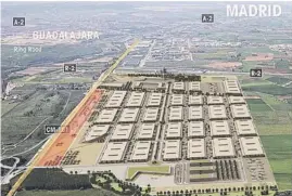  ??  ?? Mapa de los 150.000 m2 (en rojo) donde el Port de Tarragona tendrá sus instalacio­nes