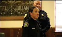  ?? ?? New Woodland Police Department Police Officer Jacqueline Diaz.