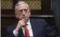  ?? THE ASSOCIATED PRESS ?? Defense Secretary James Mattis attends a meeting with President Donald Trump in the Roosevelt Room of the White House in Washington Tuesday with Republican congressio­nal leaders.